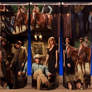 Yellowstone Dutton Ranch Collage Cup Mug Tumbler 20oz